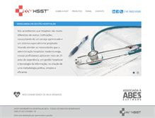 Tablet Screenshot of hsist.com.br